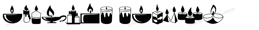 Candles script字体转换